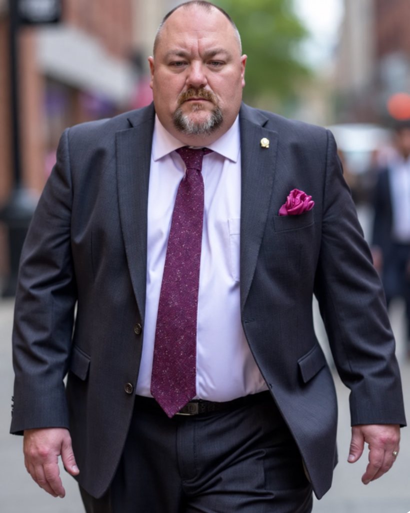 Albuquerque criminal defense attorney Christopher L. Green walking to court